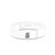 Chinese "Double Happiness" Character White Ceramic Wedding Band