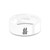 Chinese "Double Happiness" Character White Ceramic Wedding Band