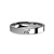 Chinese Heart Calligraphy Character "Xin" Tungsten Wedding Band