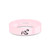Chinese Heart Calligraphy Character Pink Ceramic Wedding Ring