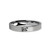 Chinese Heart Word Character "Xin" Tungsten Wedding Band, Brushed