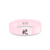 Zodiac Year of Snake Character Symbol Pink Ceramic Wedding Band