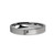Chinese Zodiac Goat Year Laser Engraved Tungsten Ring, Brushed