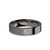 Year of Goat Zodiac Character Gunmetal Tungsten Ring, Polished