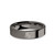 Year of Horse Zodiac Character Gunmetal Tungsten Ring, Polished