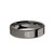 Year of Pig Zodiac Character Gunmetal Tungsten Ring, Polished