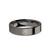 1-up Mushroom Retro Gamer Pixel Bit Gunmetal Tungsten Ring