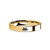 8-Bit Space Invaders Alien Engraved Yellow Gold Tungsten Ring - Image View 1