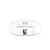 Kitty Cat Laser Engraved White Ceramic Wedding Band, Polished - Image View 3