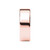 Taurus Horoscope Bull Horns Engraved Rose Gold Tungsten Ring - Image View 6
