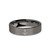 Admiralty Danforth Anchor Engraved Brushed Gunmetal Tungsten Ring - Image View 1