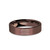 Aquarius Star Sign Engraved Rustic Brown Brushed Tungsten Ring - Image View 3