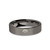 Poke Ball Master Engraved Brushed Gunmetal Tungsten Wedding Band - Image View 1