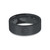 Basketball Outline Engraving Black on Black Brushed Ceramic Ring - Image View 5