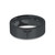Medic Snake Winged Staff Black on Black Engraved Ceramic Ring - Image View 5