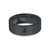 Chinese Goat Character Engraved Black on Black Brushed Ceramic Ring - Image View 5
