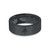 Chinese Ox Calligraphy Engraved Black on Black Brushed Ceramic Ring - Image View 5