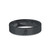 Strong in Chinese Character Engraved Black on Black Ceramic Ring - Image View 3