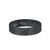 Heart Symbol Chinese Calligraphy Engraved Black Ceramic Ring, Brushed - Image View 3