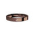 Deer Head Buck Antlers Engraved Rustic Brown Polished Tungsten Ring - Image View 1