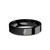 Seahorse Symbol Engraved Black Polished Tungsten Carbide Ring - Image View 3