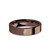 Seahorse Symbol Engraved Rustic Polished Brown Tungsten Ring - Image View 3