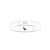Raven Crow Corvid Laser Engraved Polished White Ceramic Band - Image View 1