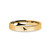 Crow Raven Silhouette Engraved Brushed Yellow Gold Tungsten Band - Image View 1