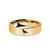 Crow Raven Silhouette Engraved Brushed Yellow Gold Tungsten Band - Image View 3