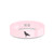 Corvus Bird Crow Laser Engraved Pink Ceramic Wedding Band - Image View 3