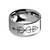 Love Charm Ancient Witchcraft Symbol Laser Engraved Tungsten Ring - Image View 7