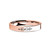 Love Charm Male Female Symbols Engraved Rose Gold Tungsten Ring - Image View 1
