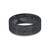 Magical Love Charm Witchcraft Engraved Brushed Black Ceramic Ring - Image View 5