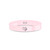 Love Symbol Two Hearts Union Laser Engraved Pink Ceramic Ring - Image View 1