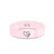 Love Symbol Two Hearts Union Laser Engraved Pink Ceramic Ring - Image View 3