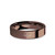 Love Symbol Heart Beat Engraved Polished Brown Tungsten Ring - Image View 3