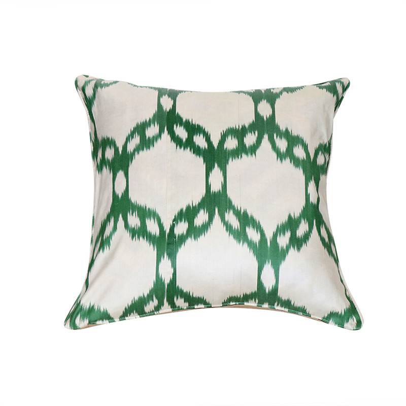 Silk Ikat Pillow Sheherazade Home Ikat Fabric Floor Pillows
