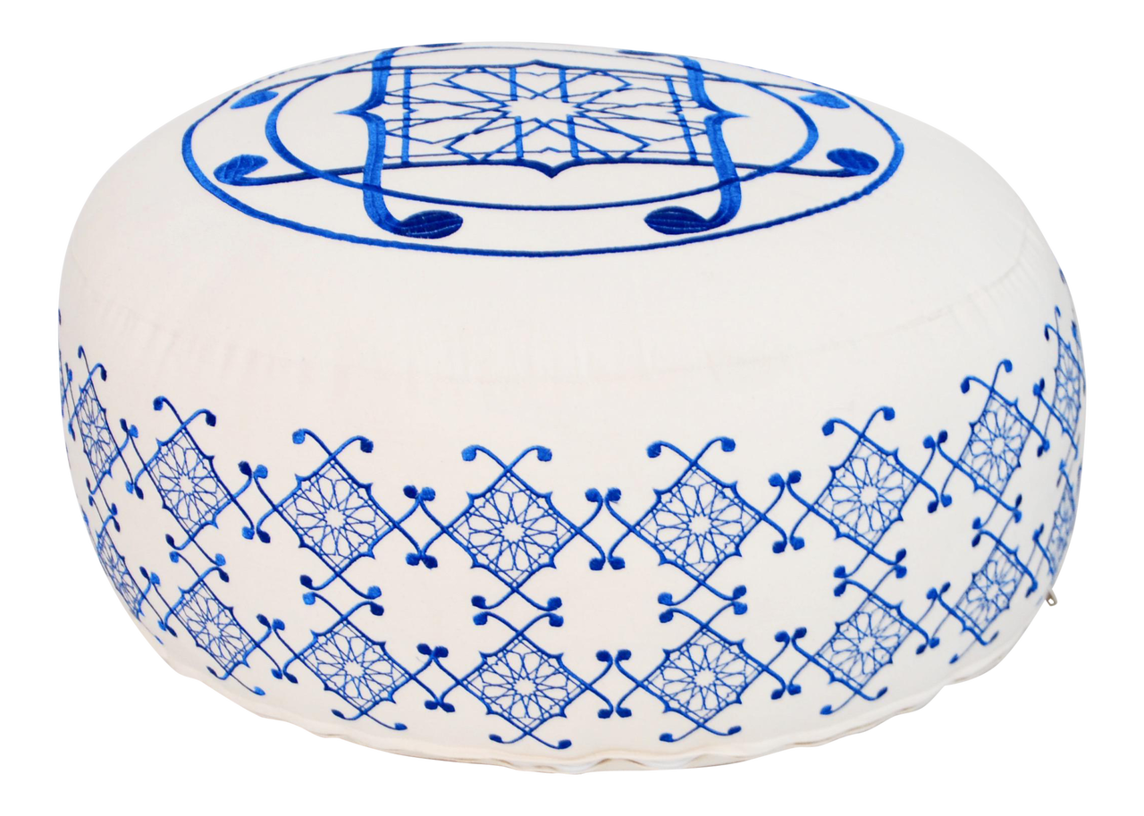 Tropical Velvet Moroccan Floor Pillow Sheherazade® Home Velvet Fabric Floor Pillwos