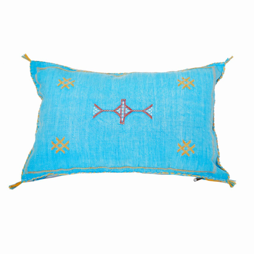 Sabra Cactus Silk Pillow Sheherazade® Home Los Angeles