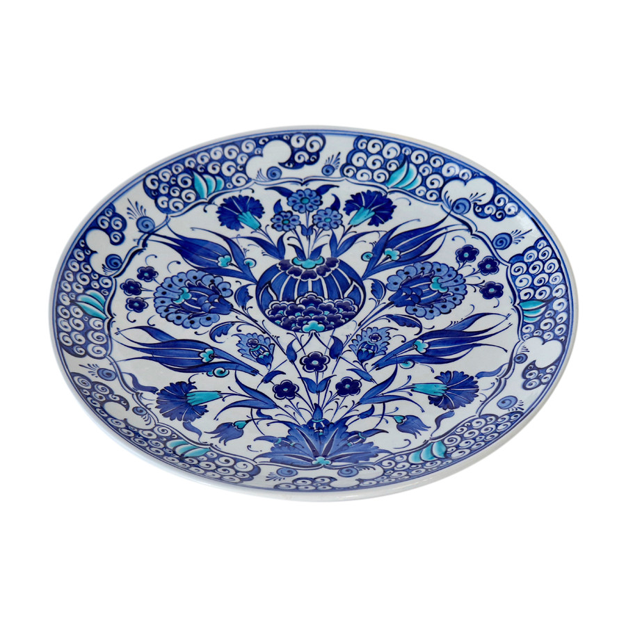 Iznik Ceramic Platter / @sheherazade home NYC