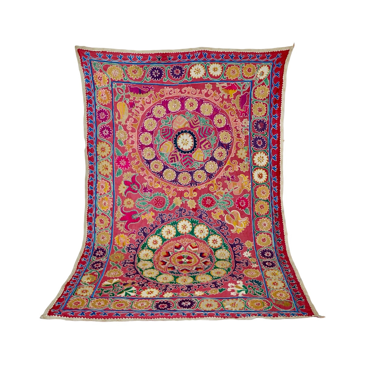 Discover Antique Uzbek Suzani Fabric | Sheherazade Home