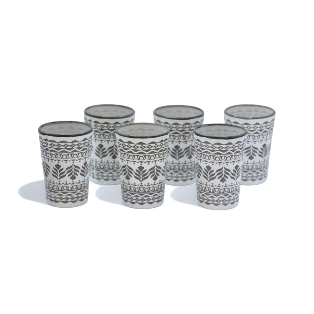 Casablanca Moroccan Tea Glasses Set of 6