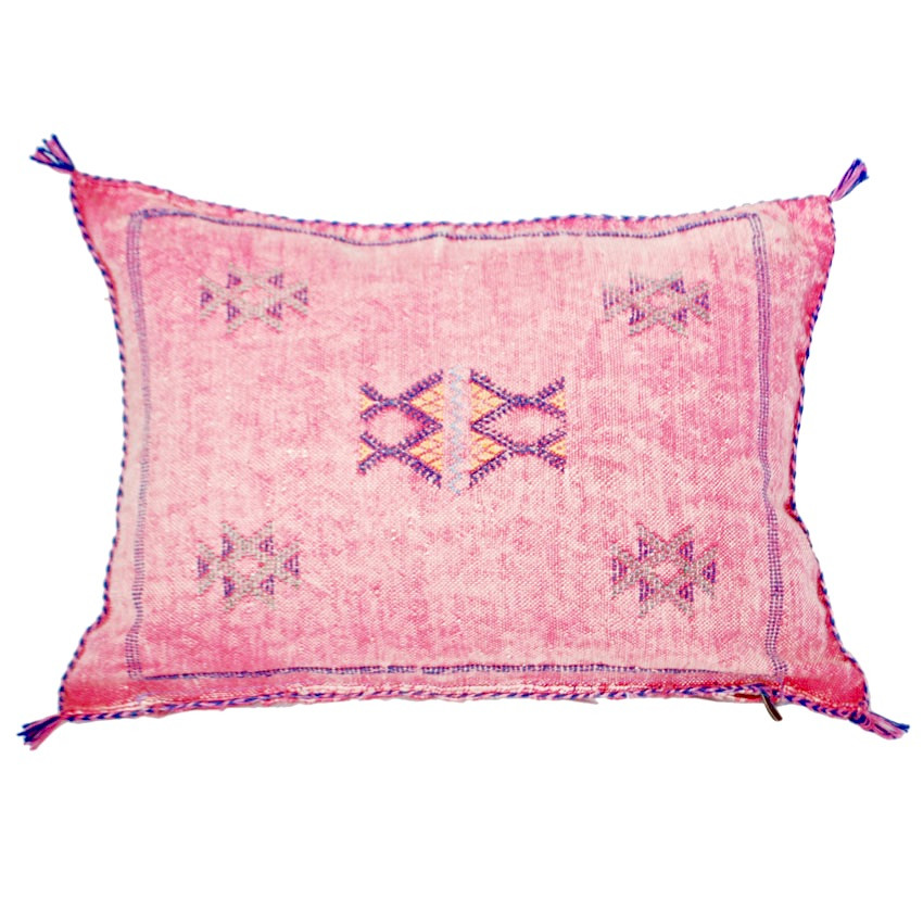 Moroccan Sabra Throw Pillows Dusty Pink Pillow Sheherazade Home