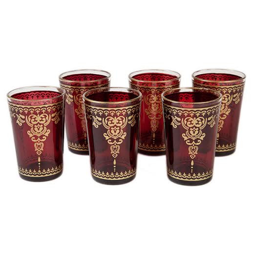 Moroccan Tea Glasses by Sheherazade® Homes
