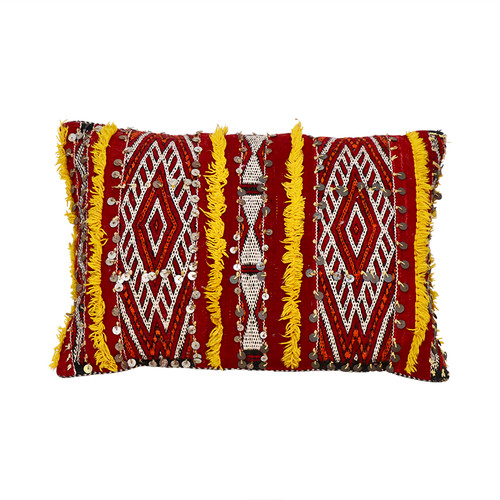 Moroccan Kilim Throw Pillow