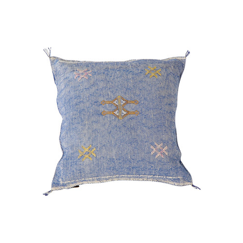 Distressed Cactus Silk Pillow