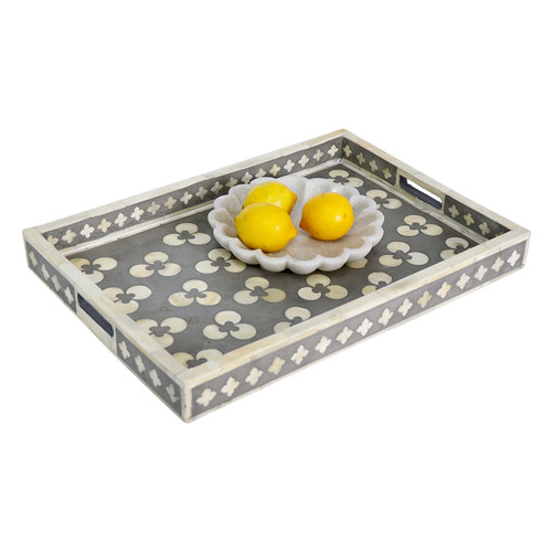 Chintamani Bone Inlay Tray