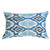  Blue & White  Silk Ikat Pillow