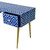  Ikat Blue Bone Inlay Desk