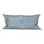 Light Blue Moroccan Sabra Silk Pillow